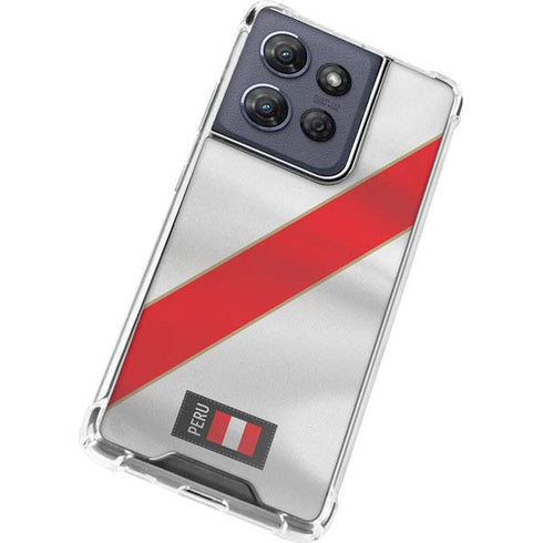Peru Soccer Flag Moto G 5G (2025) Clear Case